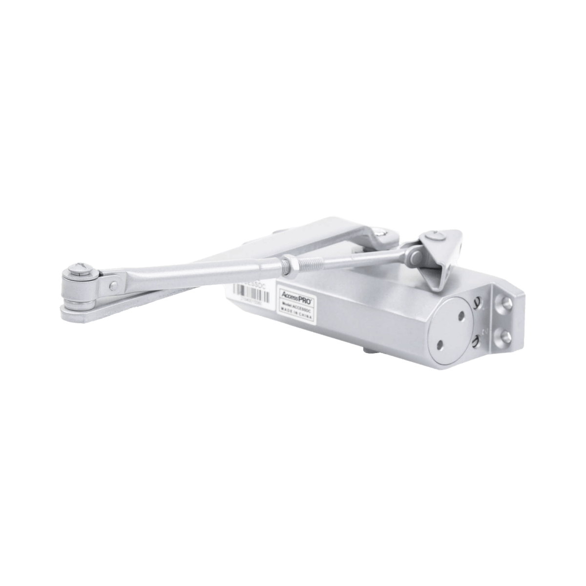 CierrapuertasACCESSPROACCESSDCCierrapuertas ACCESSPRO ACCESSDC · Para Puertas de 40 a 65 kg · Ajuste de Velocidad · Uso Comercial - SILYMX