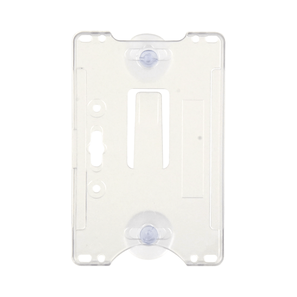 Porta tarjeta de plastico ABS Transparente Compatible con tarjetas ACCESSCARDEPC PROCARDX o Formato CR80 ACCESS-HOLDERA - SILYMX