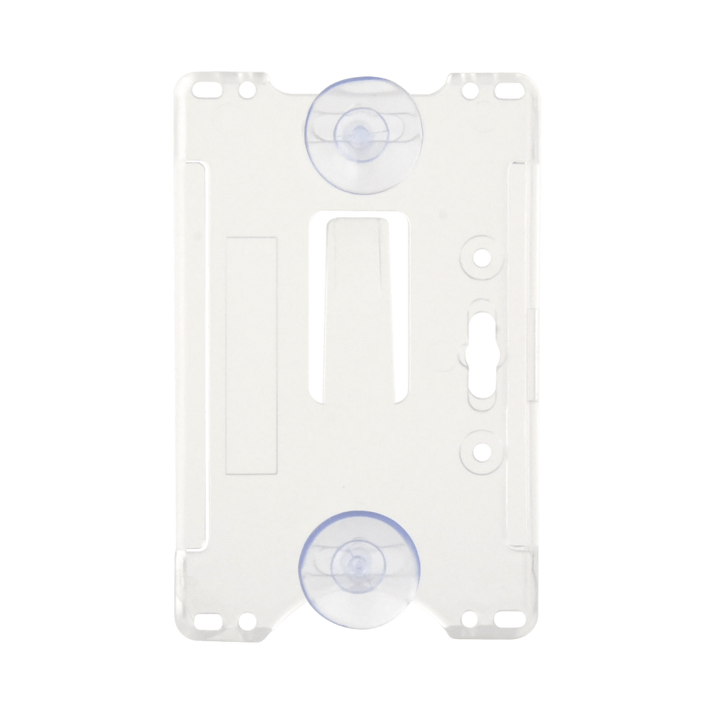 Porta tarjeta de plastico ABS Transparente Compatible con tarjetas ACCESSCARDEPC PROCARDX o Formato CR80 ACCESS-HOLDERA - SILYMX