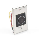 Botón de salida sin contacto sensor IR iluminado Normalmente abierto y cerrado Distancia ajustable de detección ACCESSK1 - SILYMX