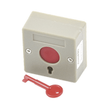 Botón De Pánico A Prueba De Fuego Restablecimiento Con Llave - SILYMX