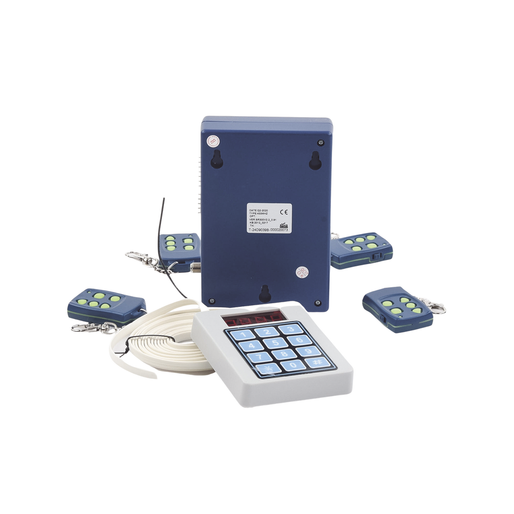 Receptor Inalambrico Universal Administrable por Software, Hasta 1600 controles de usuarios, compatible con Barreras y Motores de puertas - SILYMX