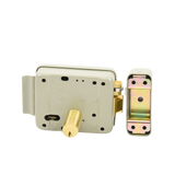 Cerradura Eléctrica con botón de salida/ Incluye Llave / Exterior / Izquierda - SILYMX