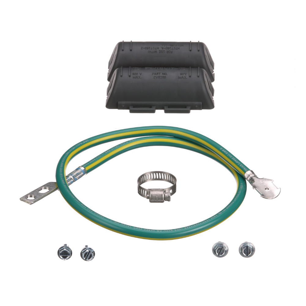 KIT de Tierra Física de Cable Blindado 6 AWG Color Verde Amarillo con Terminación en Extremos ACG24K - SILYMX