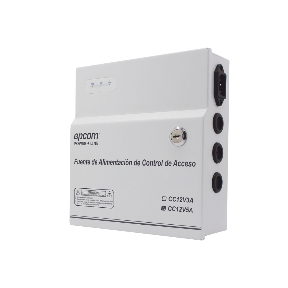 Fuente de Alimentación 1 Salida 11-15 Vcc 5 A Temporizador Integrado  Capacidad de Batería de Respaldo Requiere Batería - SILYMX