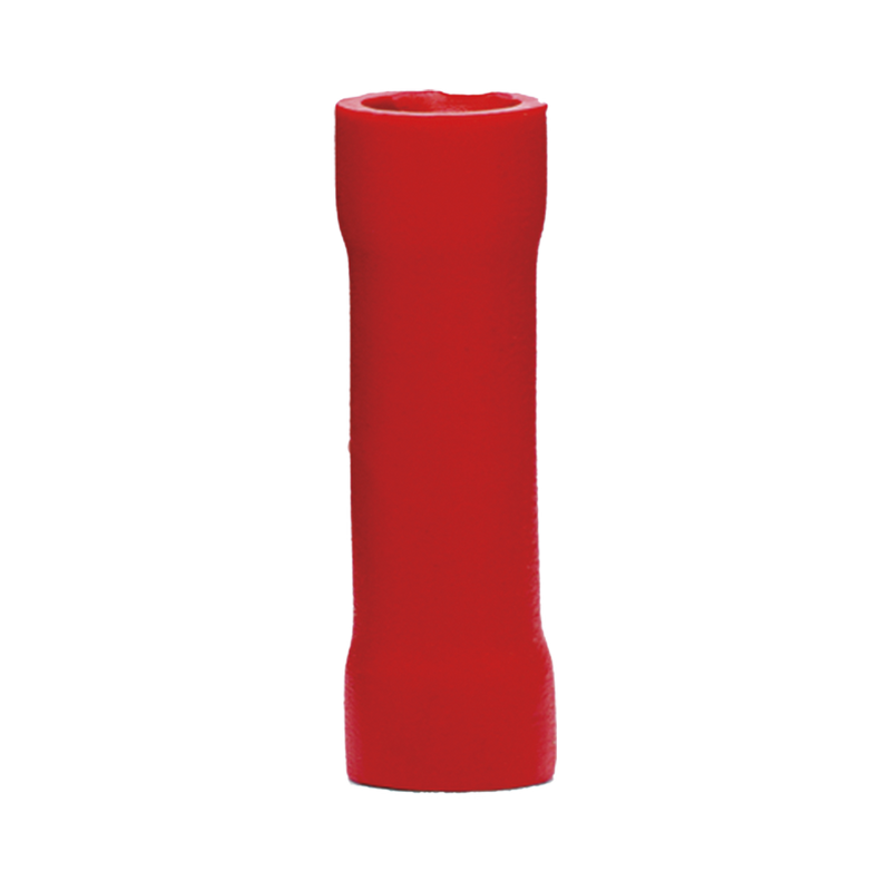 Conector a tope aislado 22 - 16 AWG Rojo Paquete de 25 piezas AE-055-90 - SILYMX