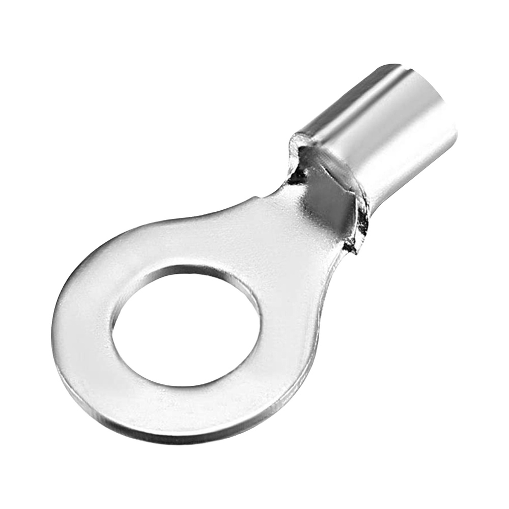Terminal tipo ojo 1 / 4 " Sin aislar 6 AWG Sin color Paquete de 25 piezas AE33465 - SILYMX