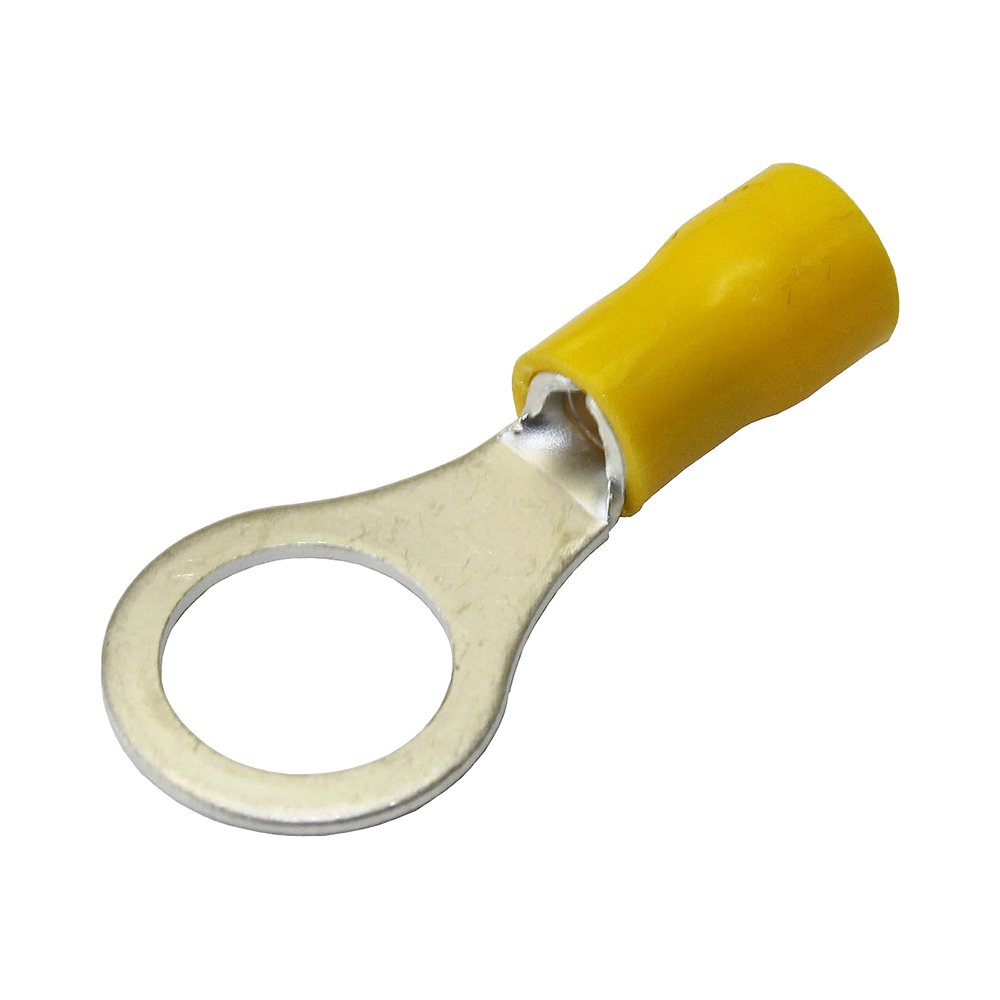 Terminal tipo ojo 3 / 16" 10 - 10 AWG Amarillo Paquete de 25 piezas AE34854 - SILYMX