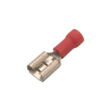 Terminal tipo hembra aislada 22 - 16 AWG  Rojo Para baterías con teminal F1 AE51231 - SILYMX