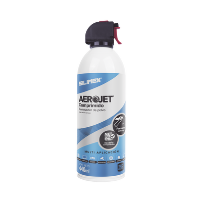 Removedor de polvo y residuos aire comprimido para limpieza de equipos electrónicos AEROJET-440 - SILYMX