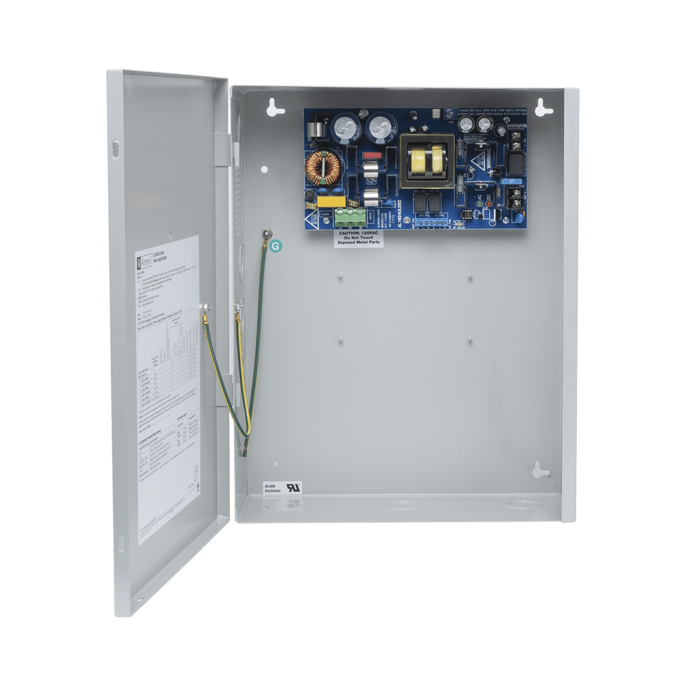 Fuente de alimentación de 24 Vcd@ 10 A / Con capacidad de baterías de respaldo / 1 salida / Requieren baterías / Voltaje de entrada de : 115 Vca. - SILYMX