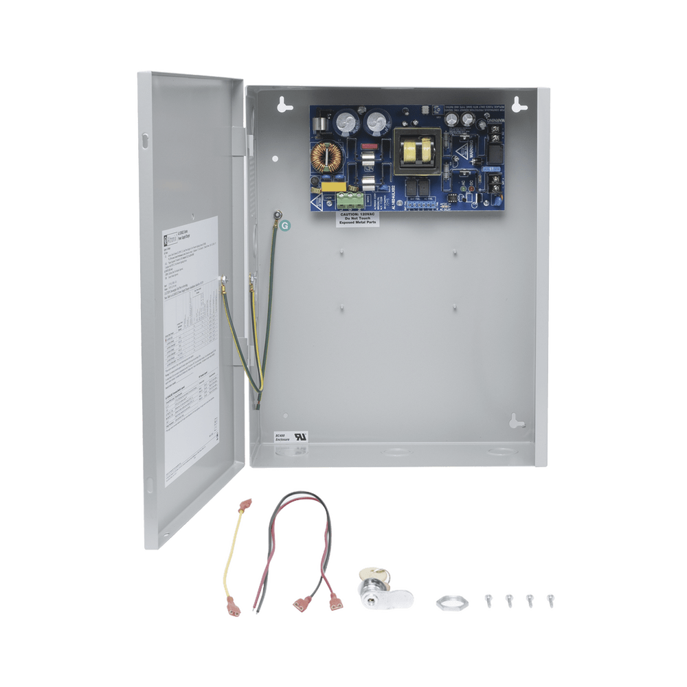 Fuente de alimentación de 24 Vcd@ 10 A / Con capacidad de baterías de respaldo / 1 salida / Requieren baterías / Voltaje de entrada de : 115 Vca. - SILYMX