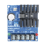 Fuente tipo tarjeta Altronix 6 o 12 o 24 Vcc @ 1.2 A o 0.75 A  1 salida requiere transformador capacidad de respaldo Batería no incluida AL-624 - SILYMX
