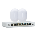 Kit Red Empresarial Switch 8 PoE+ 2 Access Points WiFi 6 Cloud Bloqueo Contenido Alta Labs ALTA-S8-KIT-2