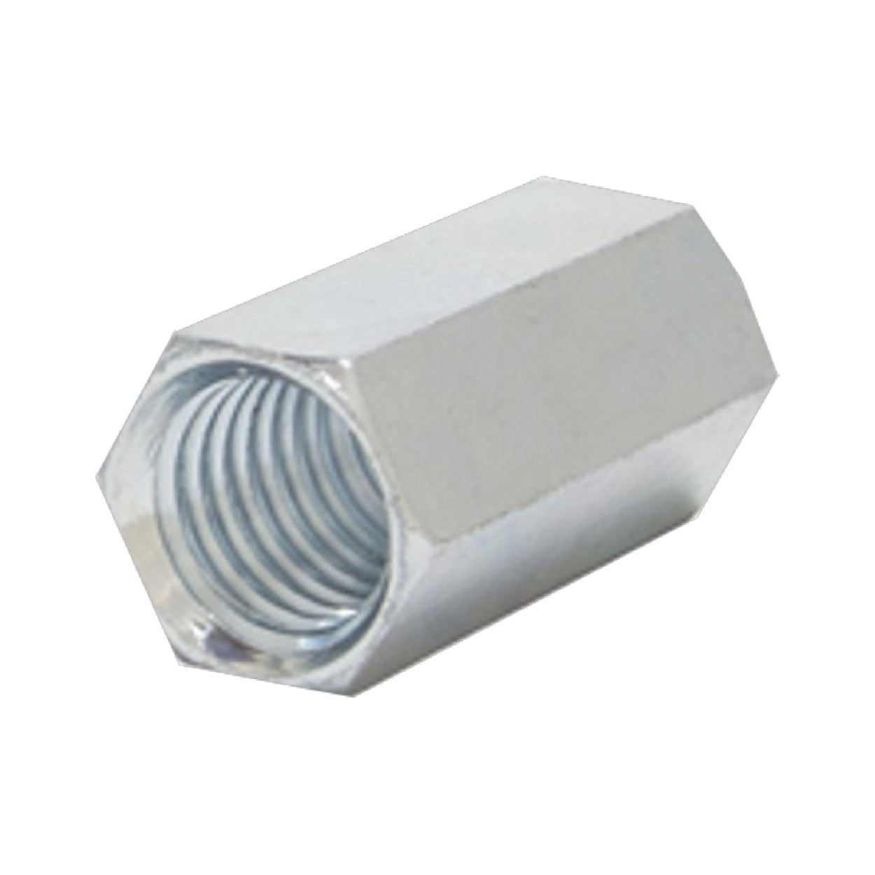 Cople hexagonal roscado cuerda maquina galvanizado de 6.5 mm ANC-CH1478 - SILYMX