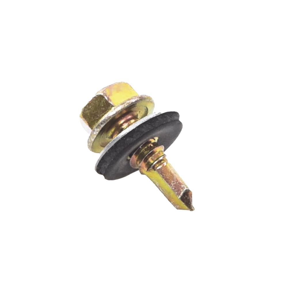 Tornillo Punta Broca Sello Montado 6.5 X 38 mm Caj. 100pz ANC-PAS-14112 - SILYMX