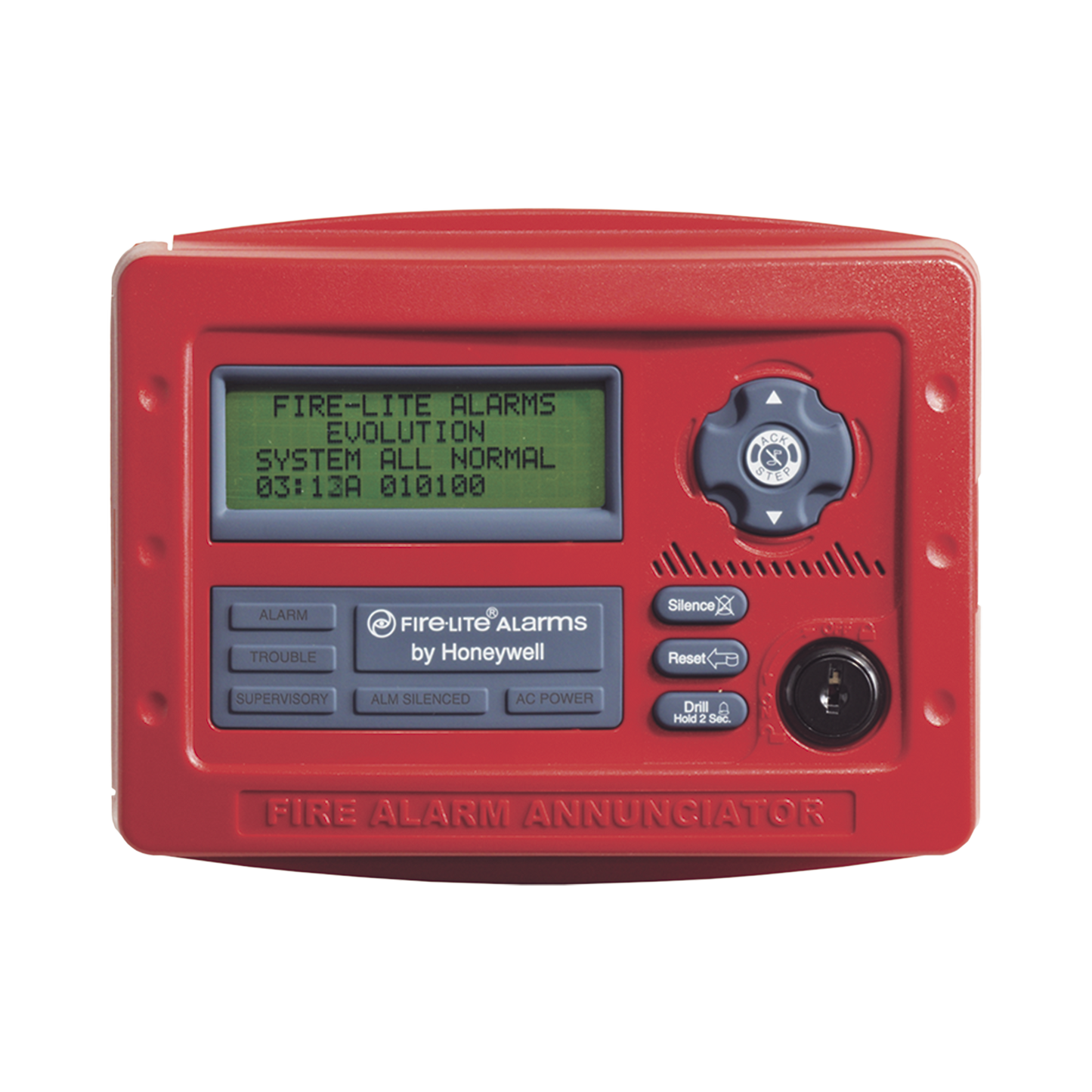Anunciador remoto LCD de 80 caracteres para paneles de detección de incendio direccionables