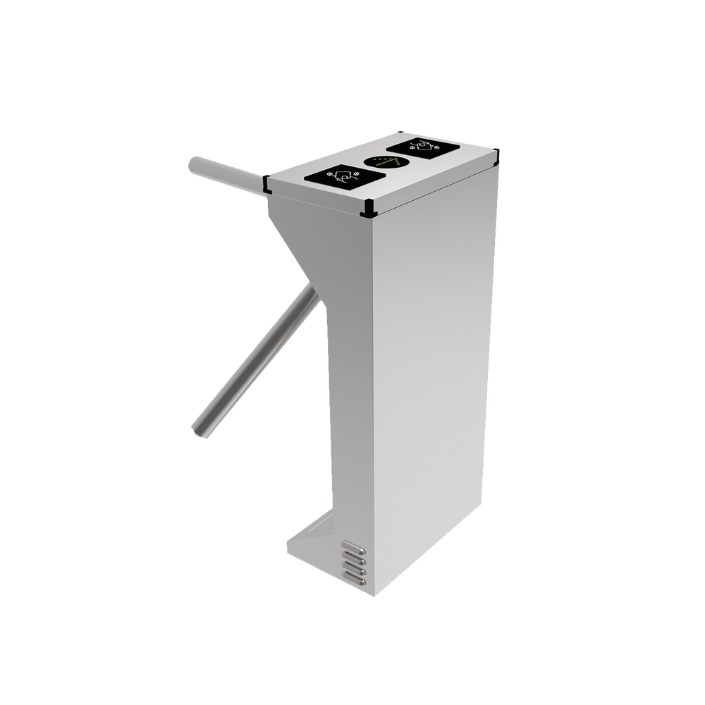 Torniquete Industrial en Acero Inoxidable Bidireccional USO RUDO Espacio para Lectora de Proximidad AP1000HDM - SILYMX
