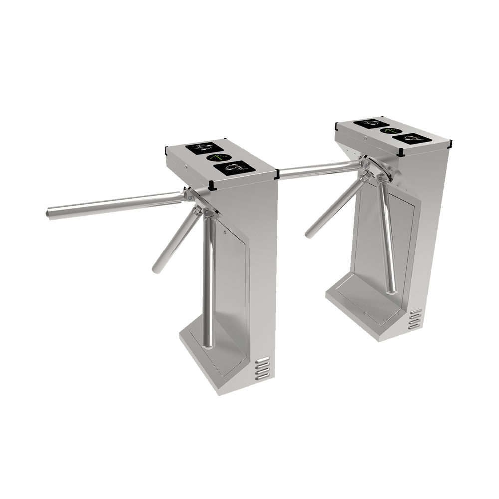 Torniquete Industrial en Acero Inoxidable Bidireccional USO RUDO Espacio para Lectora de Proximidad AP1000HDM - SILYMX