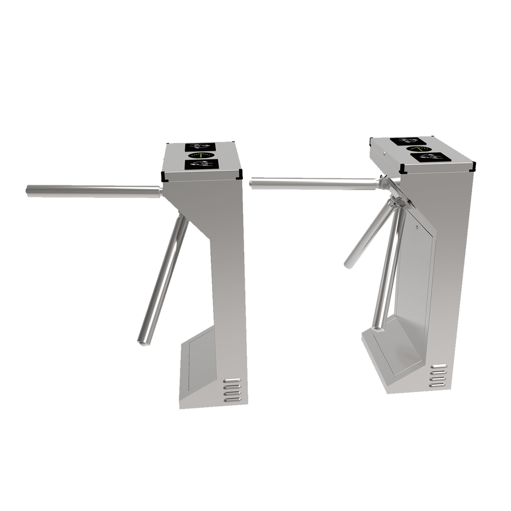 Torniquete Industrial en Acero Inoxidable Bidireccional USO RUDO Espacio para Lectora de Proximidad AP1000HDM - SILYMX