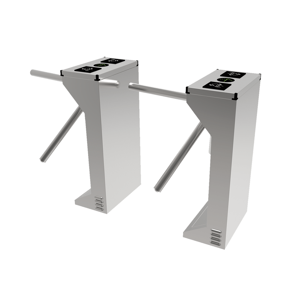 Torniquete Industrial en Acero Inoxidable Bidireccional USO RUDO Espacio para Lectora de Proximidad AP1000HDM - SILYMX