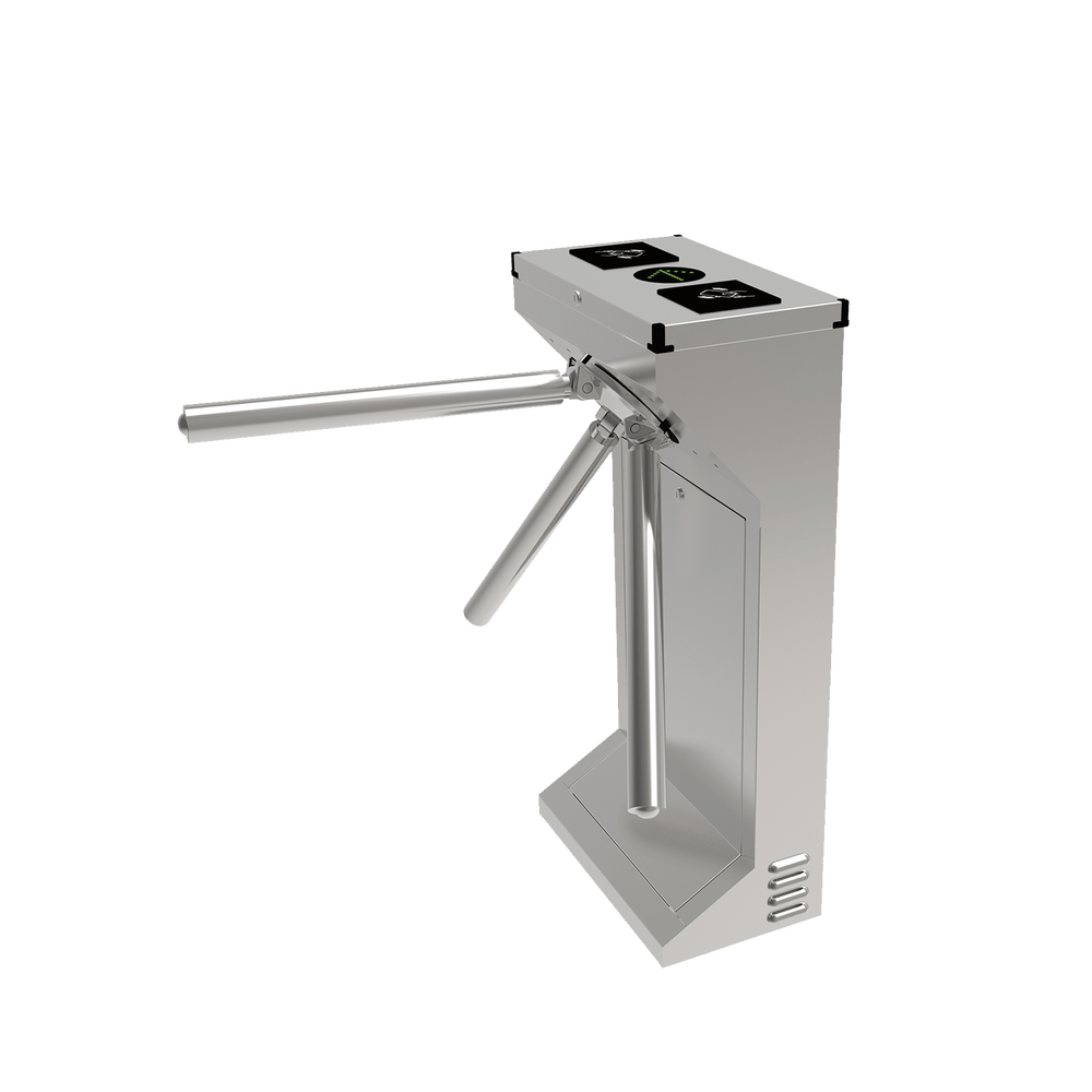 Torniquete Industrial en Acero Inoxidable Bidireccional USO RUDO Espacio para Lectora de Proximidad AP1000HDM - SILYMX