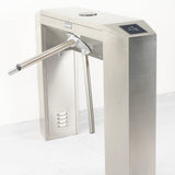 Torniquete Industrial ACCESSPRO en Acero Inoxidable Bidireccional Espacio para Lectora de Proximidad AP2000HD - SILYMX