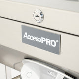 Torniquete Industrial ACCESSPRO en Acero Inoxidable Bidireccional Espacio para Lectora de Proximidad AP2000HD - SILYMX