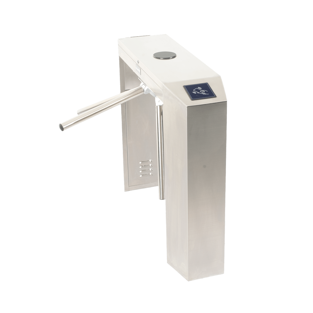 Torniquete Industrial ACCESSPRO en Acero Inoxidable Bidireccional Espacio para Lectora de Proximidad AP2000HD - SILYMX