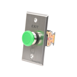 Botón Tipo Hongo Color Verde / NO, NC, COM - SILYMX