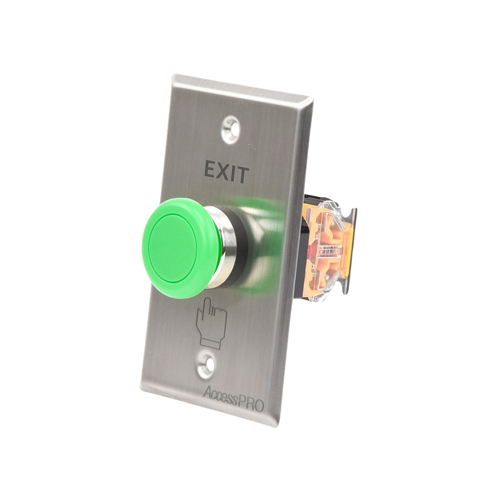 Botón Tipo Hongo Color Verde / NO, NC, COM - SILYMX