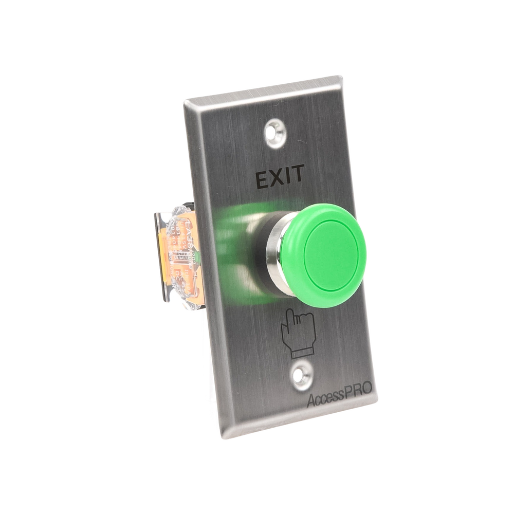 Botón Tipo Hongo Color Verde / NO, NC, COM - SILYMX