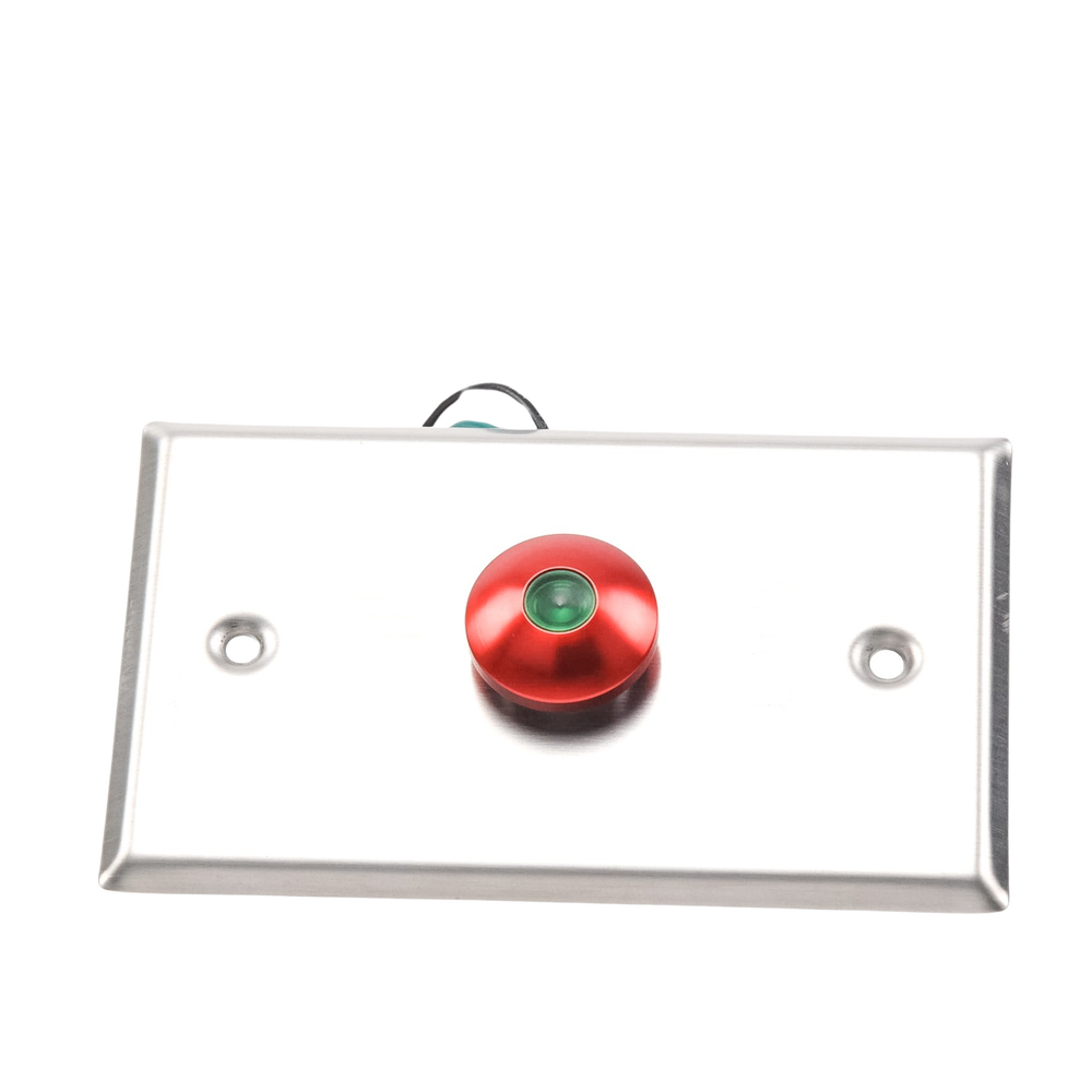 Botón Redondo Color Rojo con LED - SILYMX