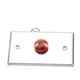 Botón Redondo Color Rojo con LED - SILYMX