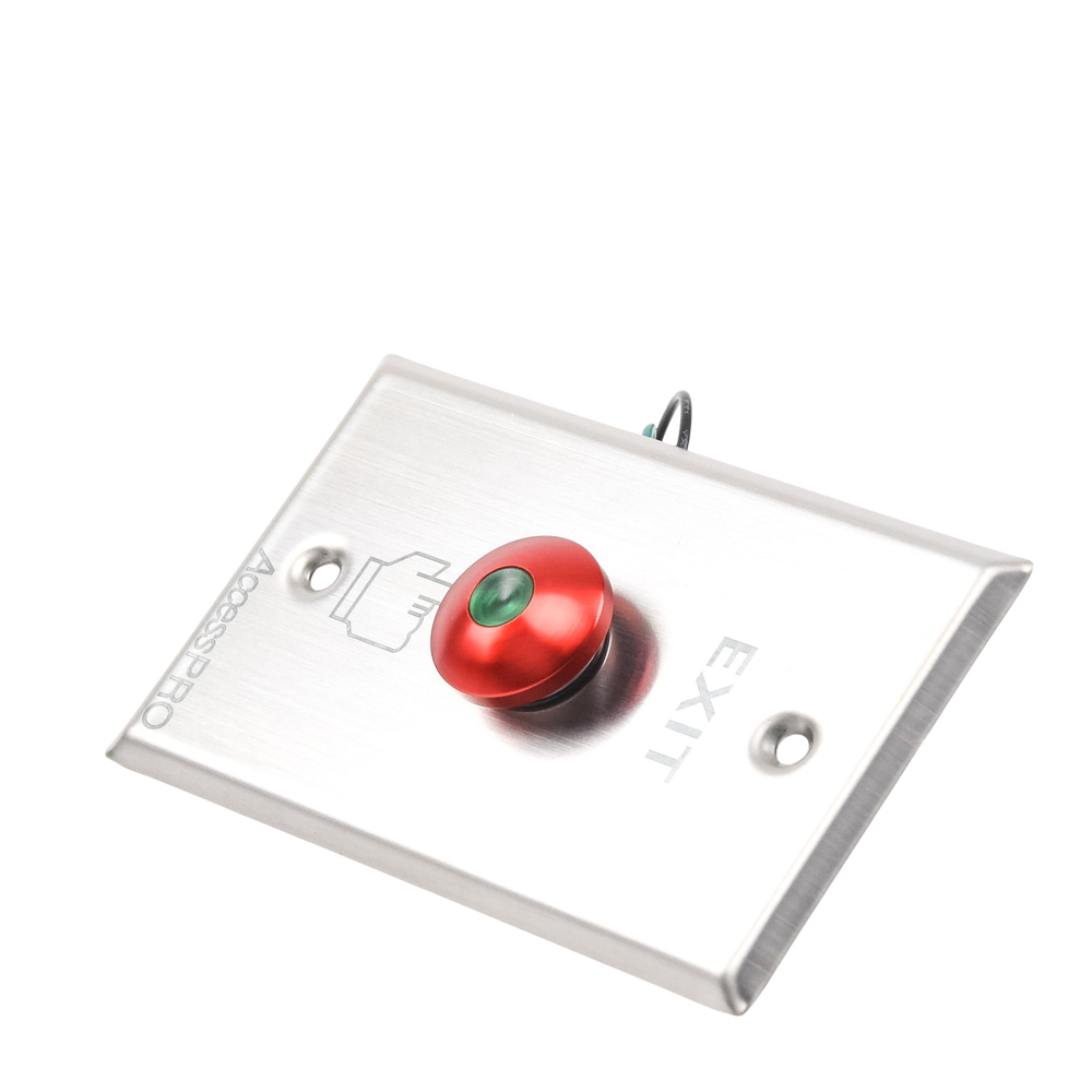 Botón Redondo Color Rojo con LED - SILYMX