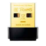 Adaptador De Red Inalambrico Ac600 Usb Dual 2.4/5ghz Tp-link Archer T2U Nano - SILYMX