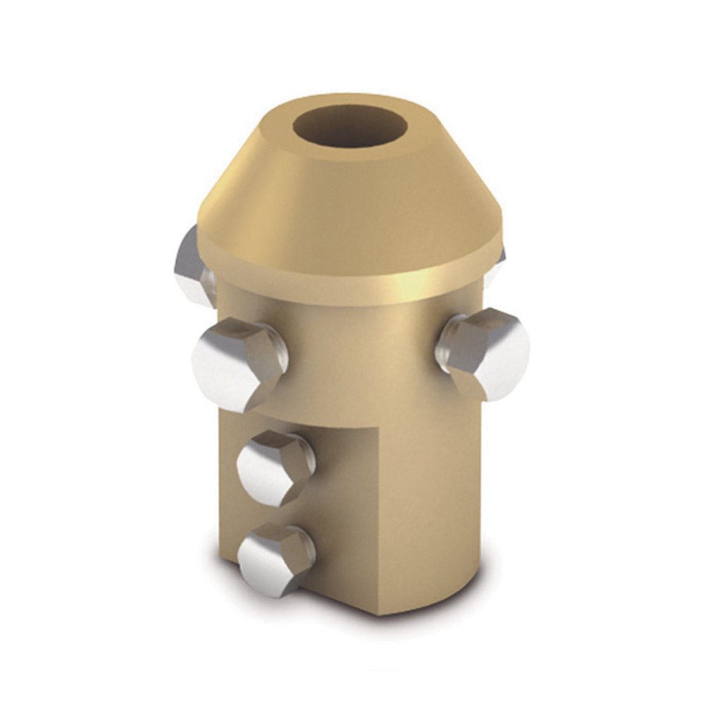 Adaptador de Punta Pararrayo PDC en Mástil 1 1/2". - SILYMX