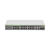 Switch WebSmart de 24 puertos 10/100 Mbps + 2 puertos 10/100/1000 Mbps + 2 SFP Gigabit Combo - SILYMX