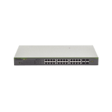 Switch PoE+ Gigabit WebSmart de 24 puertos 10/100/1000 Mbps + 4 puertos SFP Gigabit, 185 W, Version 2 - SILYMX