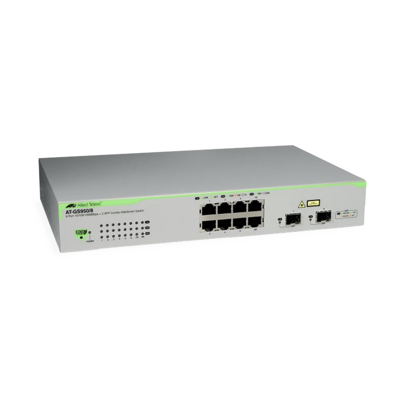 Switch Gigabit WebSmart de 8 puertos 10/100/1000 Mbps - SILYMX