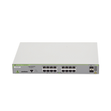 Switch Administrable CentreCOM GS970M, Capa 3 de 16 Puertos 10/100/1000 Mbps + 2 puertos SFP Gigabit - SILYMX