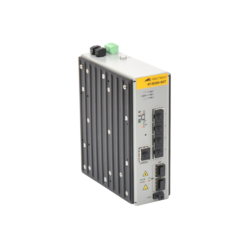 Switch Industrial Administrable Capa 2 de 4 Puertos 10/100/1000 Mbps + 2 Puertos SFP - SILYMX