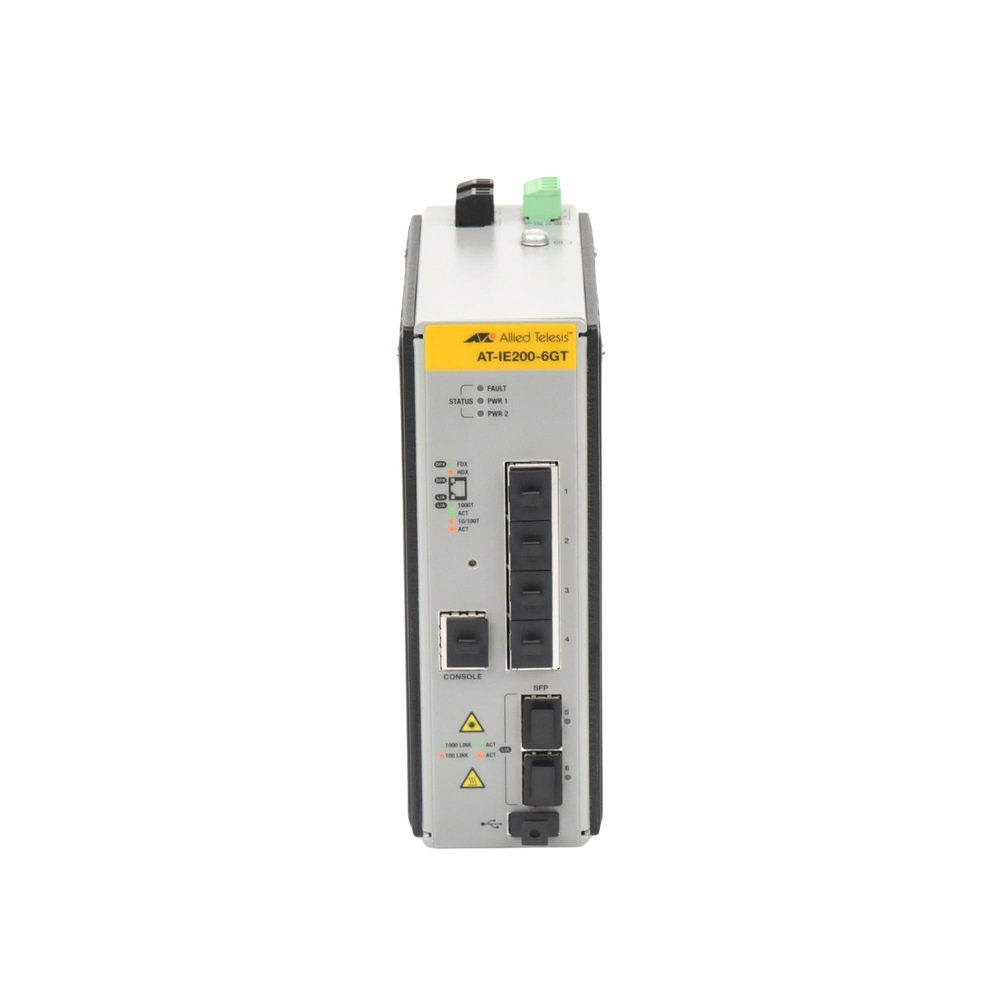 Switch Industrial Administrable Capa 2 de 4 Puertos 10/100/1000 Mbps + 2 Puertos SFP - SILYMX