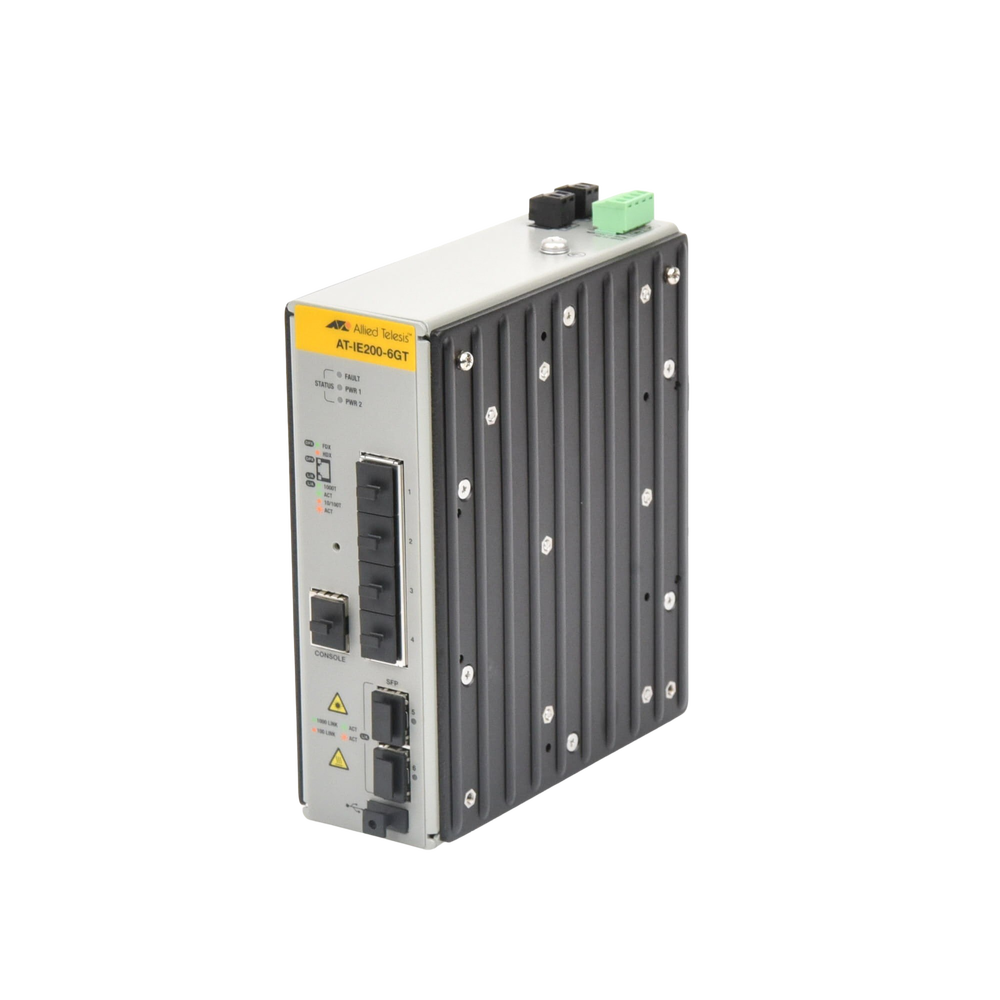 Switch Industrial Administrable Capa 2 de 4 Puertos 10/100/1000 Mbps + 2 Puertos SFP - SILYMX