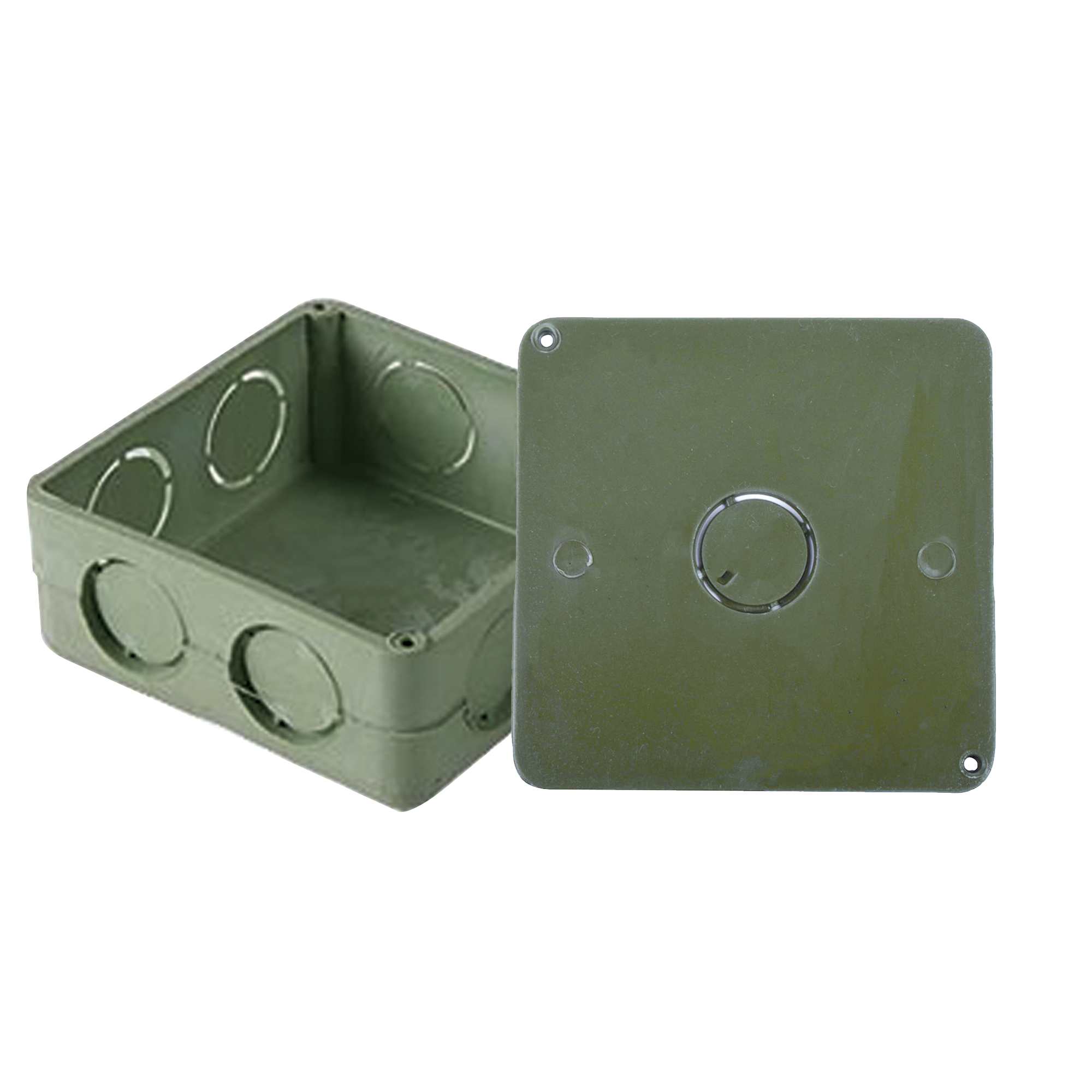 Caja Cuadrada y Tapa de 1" para instalaciones con tubería PVC Conduit pesado AMANCO-WAVIN ATUP-100CYT - SILYMX