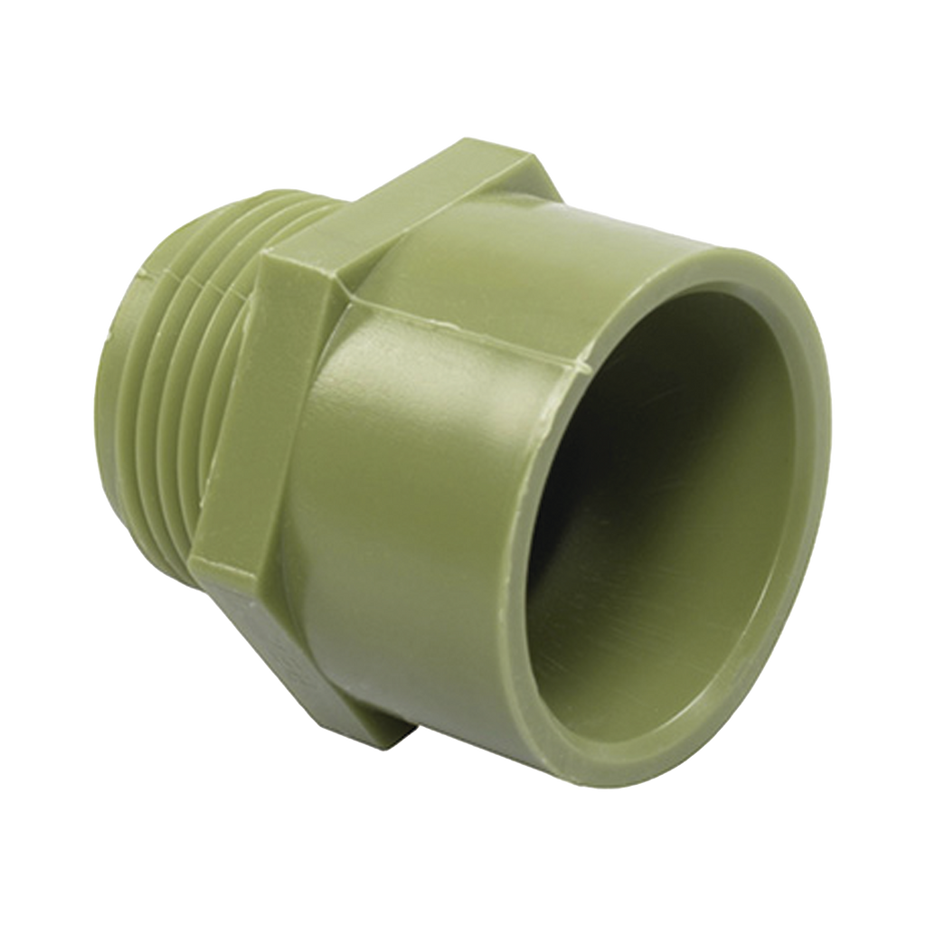 Conector para Tubería PVC Conduit Pesado de 1 1/2" (38 mm) AMANCO-WAVIN ATUP-112-CON - SILYMX