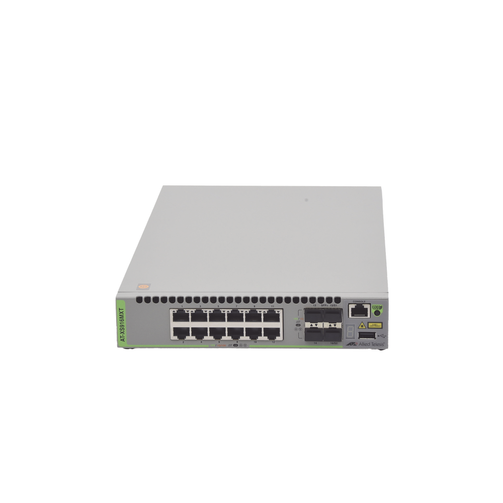 Switch Capa 3 Stackeable 10 Gigabit , 12 puertos 100/1000/10G Base-T (RJ-45) y 4 puertos SFP/SFP+ 10G - SILYMX