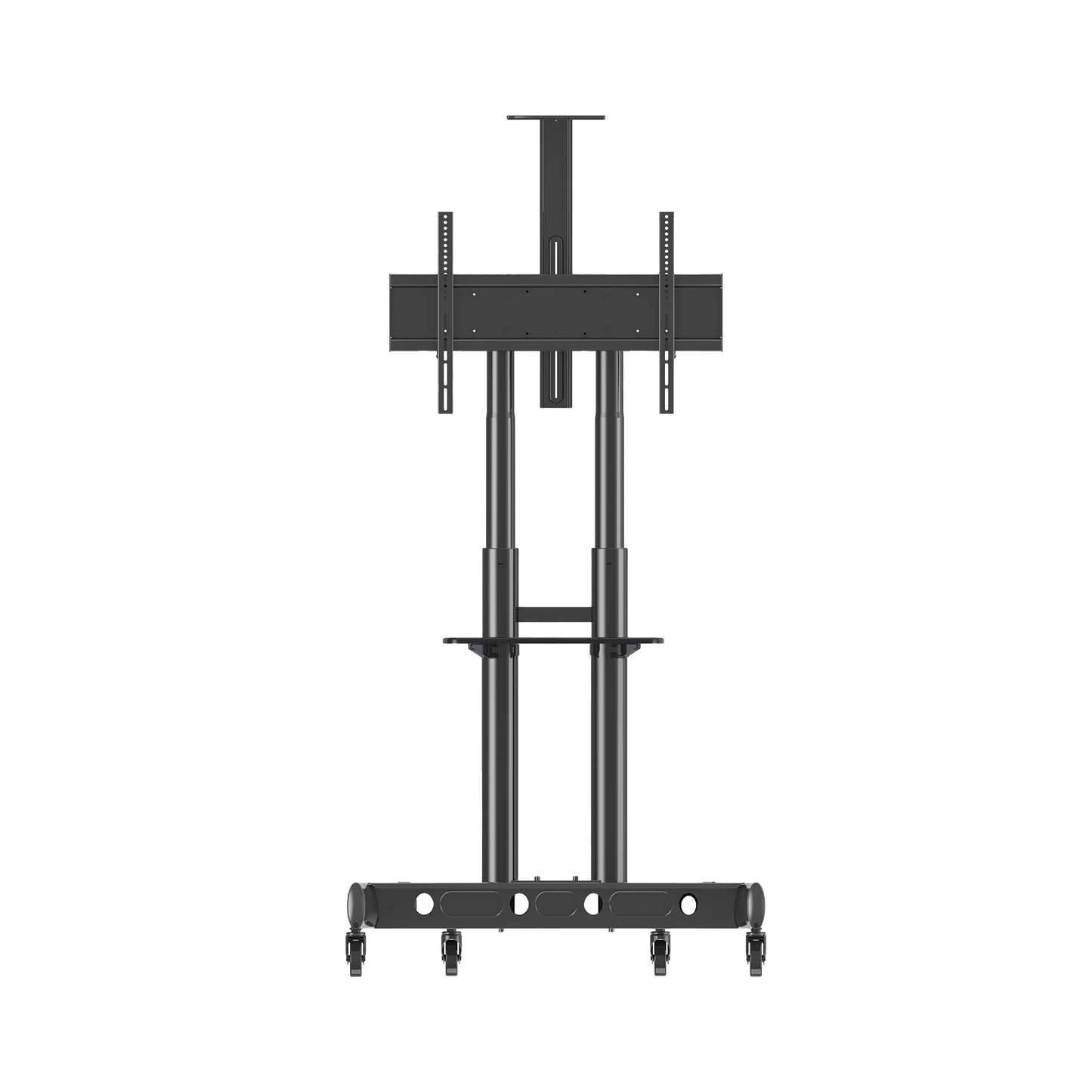 Soporte Móvil para Pantalla / 55" a 90" / VESA 200x200 a 800x500 / Carga 90.9 kg (200 lbs) / Base Modular con Ruedas 360°