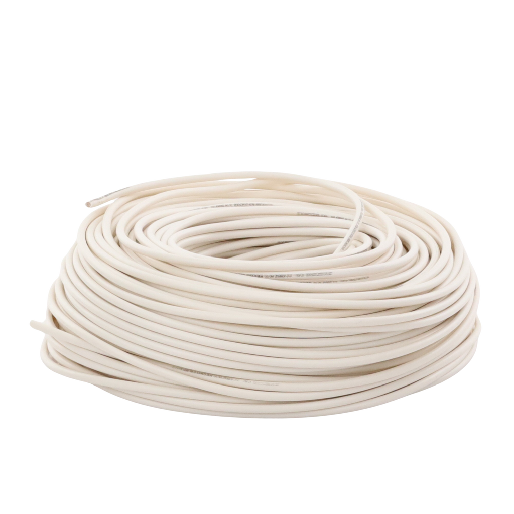 Cable doble aislado de alta durabilidad para cercas electrificadas Bobina con 100 mts (Cable bujia) - SILYMX