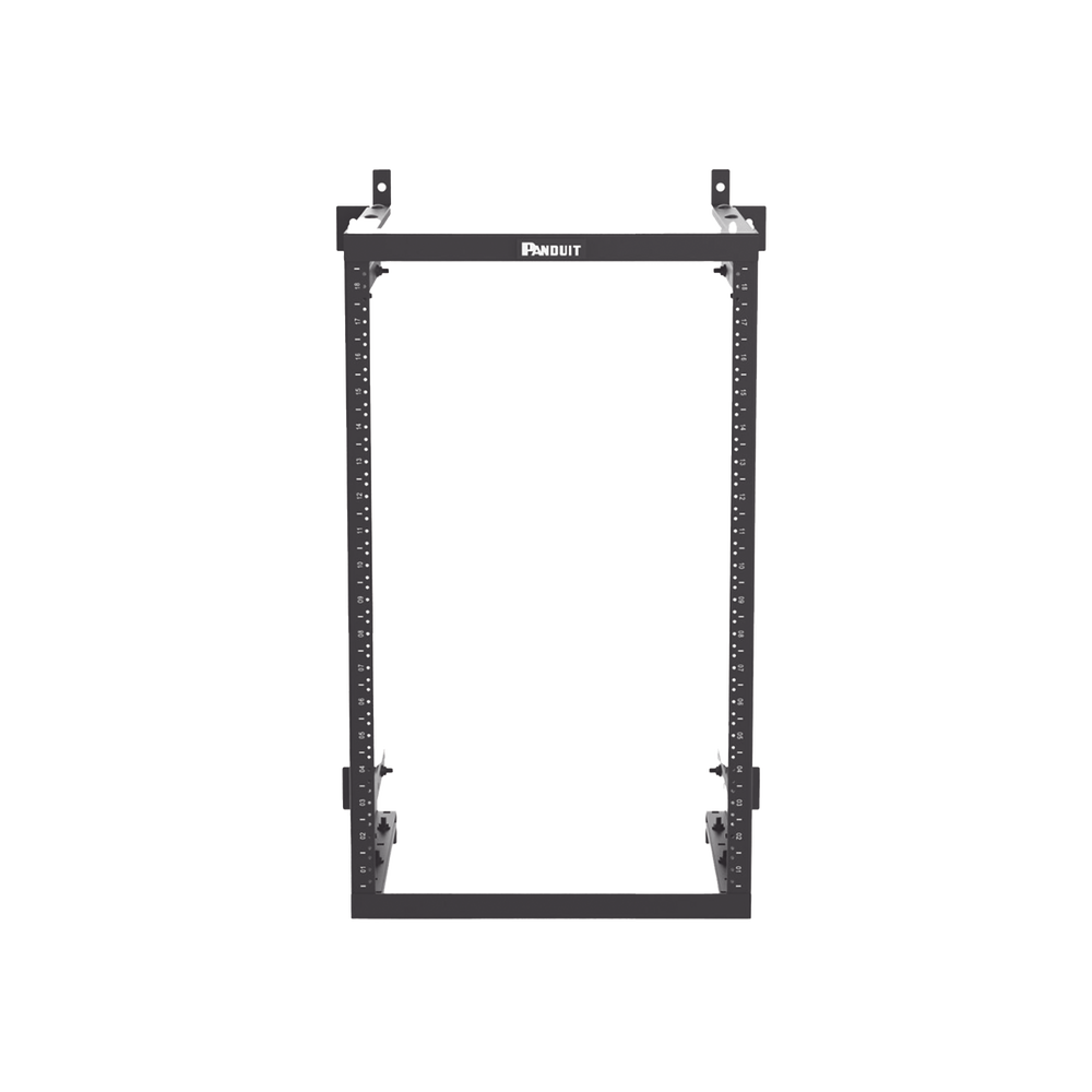 Rack PanZone de Montaje en Pared, de 19" Rieles Numerados y Roscados #12-24 - SILYMX
